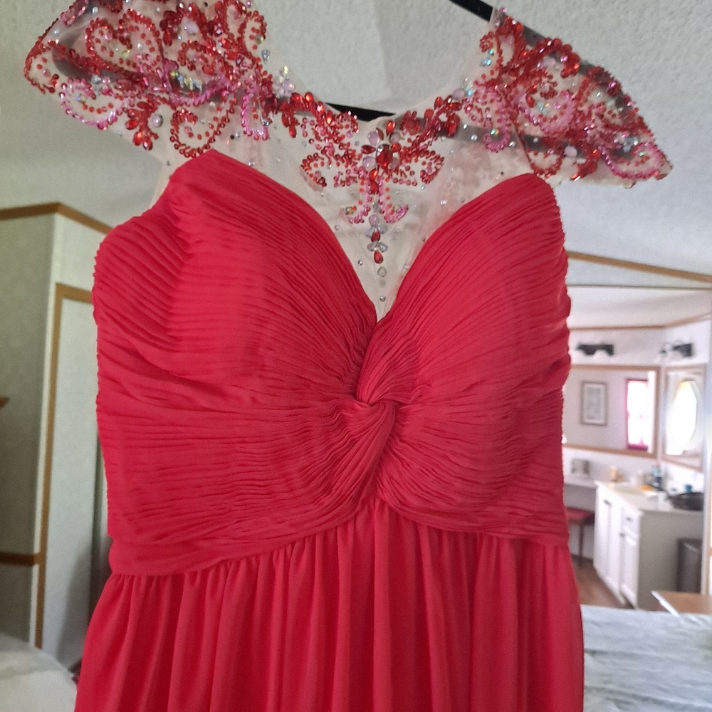 Panoply Formal New Never Worn Red Dress Gown Prom Wedding Valentine